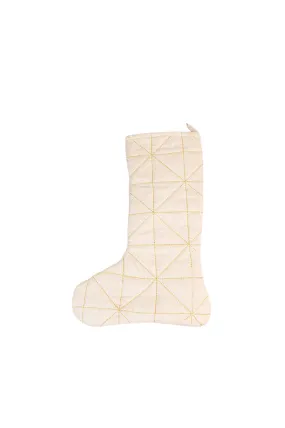 Cotton Gold Stitching Stocking