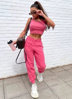 Gym King Boyfriend Jogger - Rose