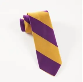 Plum Super Stripe Necktie